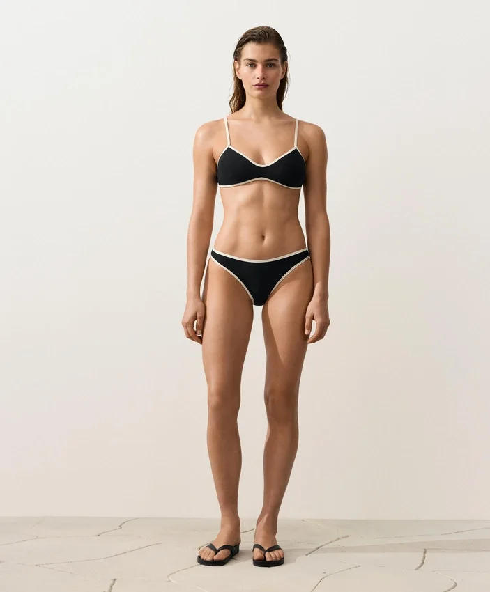 Contrast Trim Bikini Top Contrast Trim Bikini Top