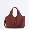 Contrast Trim Shopper Bag