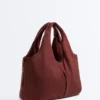 Contrast Trim Shopper Bag