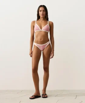Contrast Trim U-Cut Medium-Coverage Bikini Briefs