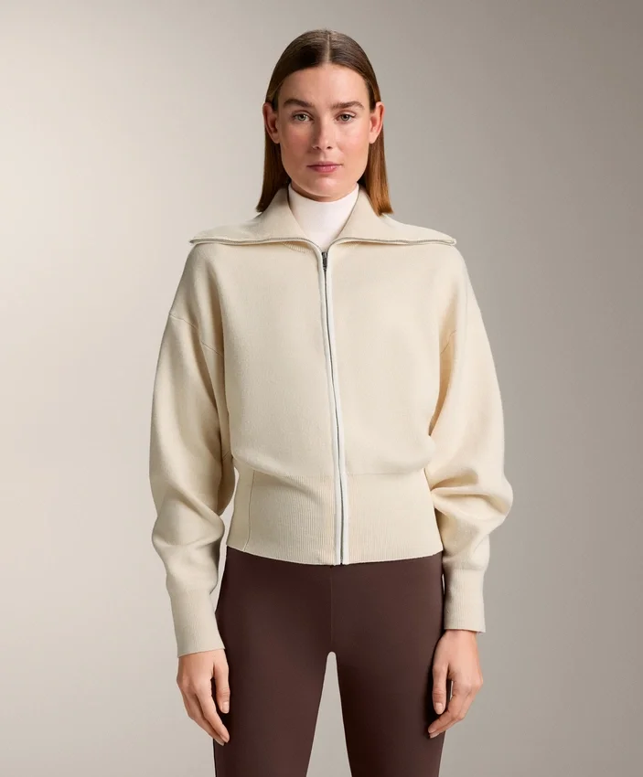 Contrast Zip Knit Jacket Contrast Zip Knit Jacket