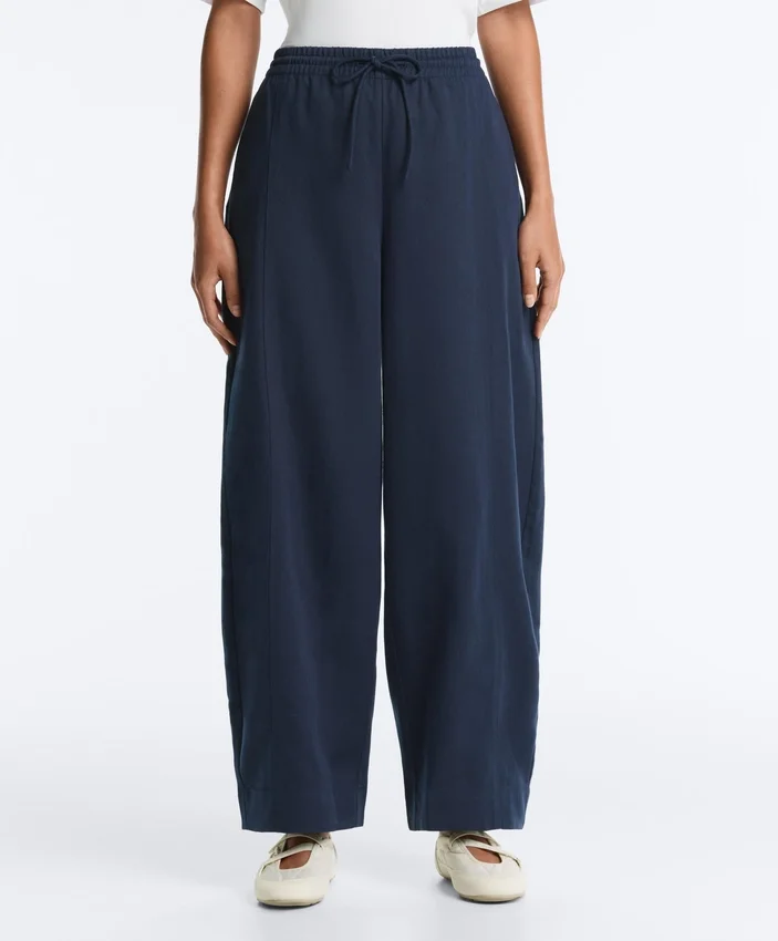 Cotton Blend Balloon Trousers Cotton Blend Balloon Trousers