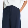 Cotton Blend Balloon Trousers Cotton Blend Balloon Trousers
