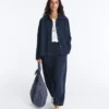 Cotton Blend Balloon Trousers Cotton Blend Balloon Trousers
