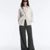 Cotton Blend Check Long Sleeve Shirt Cotton Blend Check Long Sleeve Shirt