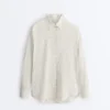 Cotton Blend Check Long Sleeve Shirt Cotton Blend Check Long Sleeve Shirt