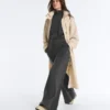 Cotton Blend Fleece High Neck Jacket Cotton Blend Fleece High Neck Jacket