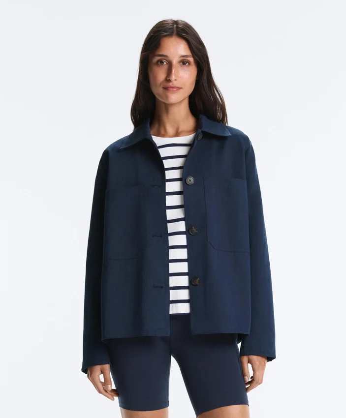 Cotton Blend Pocket Jacket Cotton Blend Pocket Jacket