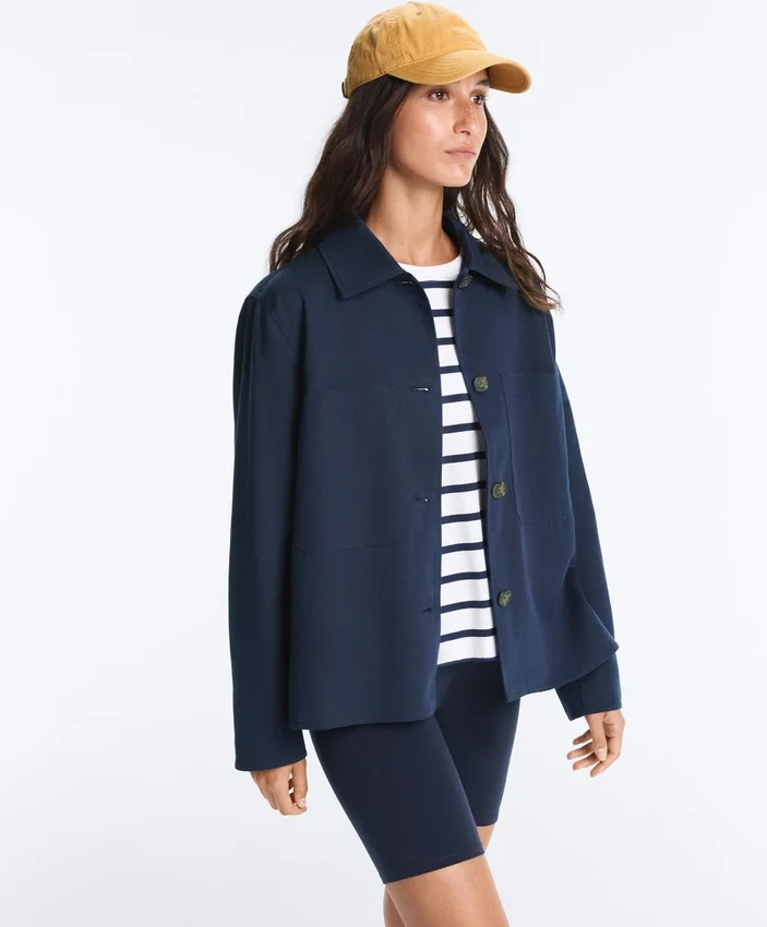 Cotton Blend Pocket Jacket Cotton Blend Pocket Jacket