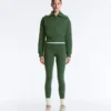 Cotton Blend Raised Neck Jacket