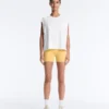 Cotton Blend Sleeveless T-Shirt Cotton Blend Sleeveless T-Shirt