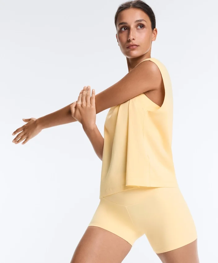 Cotton Blend Sleeveless T-Shirt Cotton Blend Sleeveless T-Shirt
