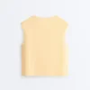 Cotton Blend Sleeveless T-Shirt Cotton Blend Sleeveless T-Shirt