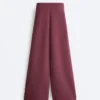Cotton Blend Straight-Leg Trousers Cotton Blend Straight-Leg Trousers