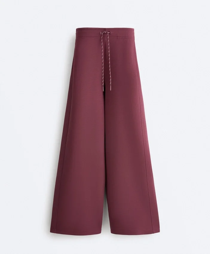 Cotton Blend Straight-Leg Trousers Cotton Blend Straight-Leg Trousers