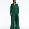 Cotton Piqué Belted Jacket Cotton Piqué Belted Jacket
