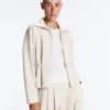 Cotton Piqué Belted Jacket Cotton Piqué Belted Jacket