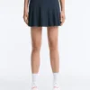 Cotton Piqué Pleated Mini Skirt Cotton Piqué Pleated Mini Skirt