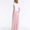 Cotton Piqué Pleated Straight-Leg Trousers Cotton Piqué Pleated Straight-Leg Trousers