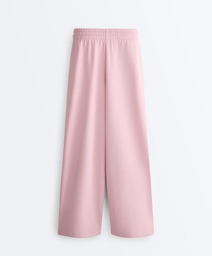 Cotton Piqué Pleated Straight-Leg Trousers Cotton Piqué Pleated Straight-Leg Trousers