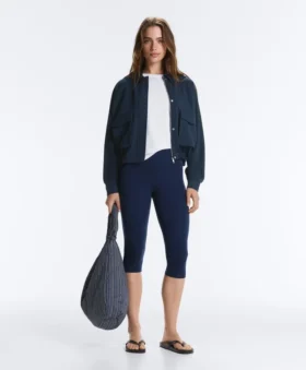 Cotton Piqué Pocket Jacket
