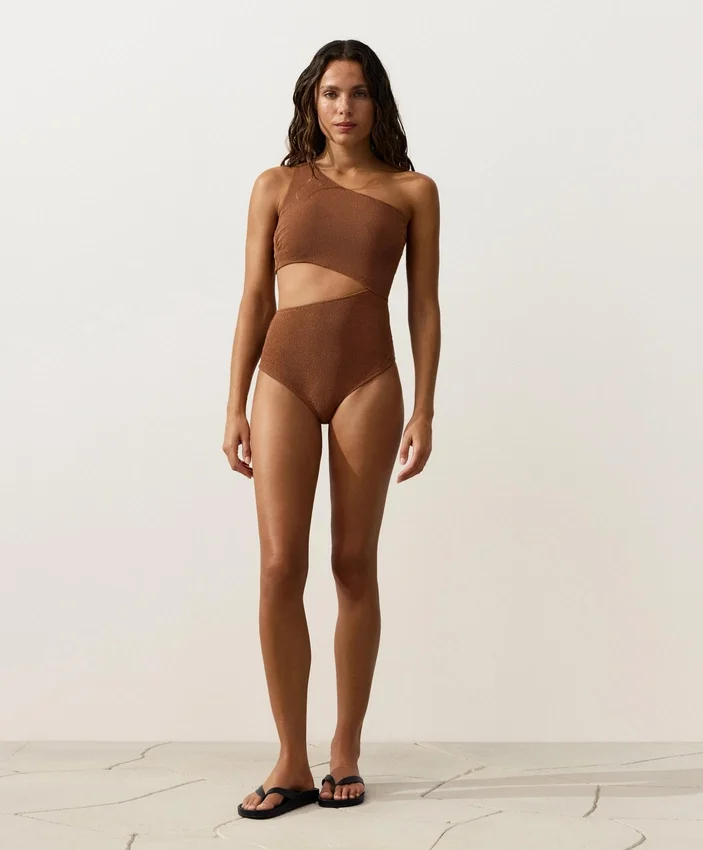 Crinkle Asymmetric Trikini Crinkle Asymmetric Trikini