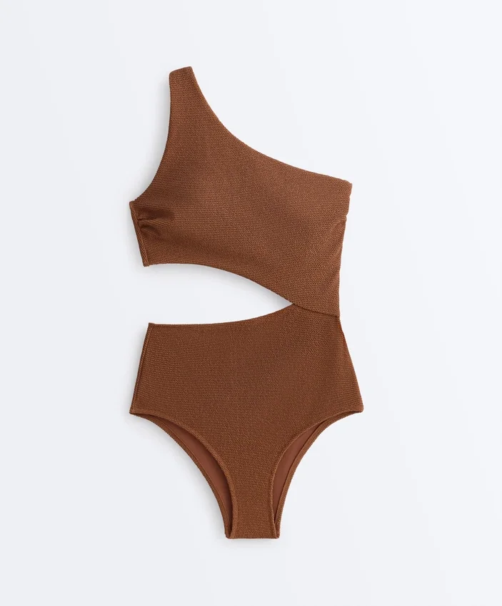 Crinkle Asymmetric Trikini Crinkle Asymmetric Trikini