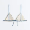 Crochet Contrast Wave Triangle Bikini Crochet Contrast Wave Triangle Bikini