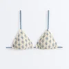 Crochet Contrast Wave Triangle Bikini Crochet Contrast Wave Triangle Bikini