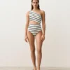 Crochet Stripe Asymmetric Trikini Crochet Stripe Asymmetric Trikini