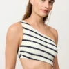 Crochet Stripe Asymmetric Trikini Crochet Stripe Asymmetric Trikini