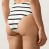 Crochet Stripe Asymmetric Trikini Crochet Stripe Asymmetric Trikini
