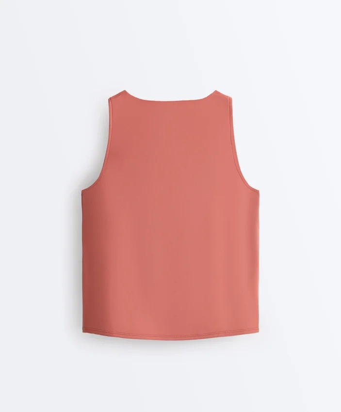 Cross-Over Sleeveless Comfortlux T-Shirt Cross-Over Sleeveless Comfortlux T-Shirt