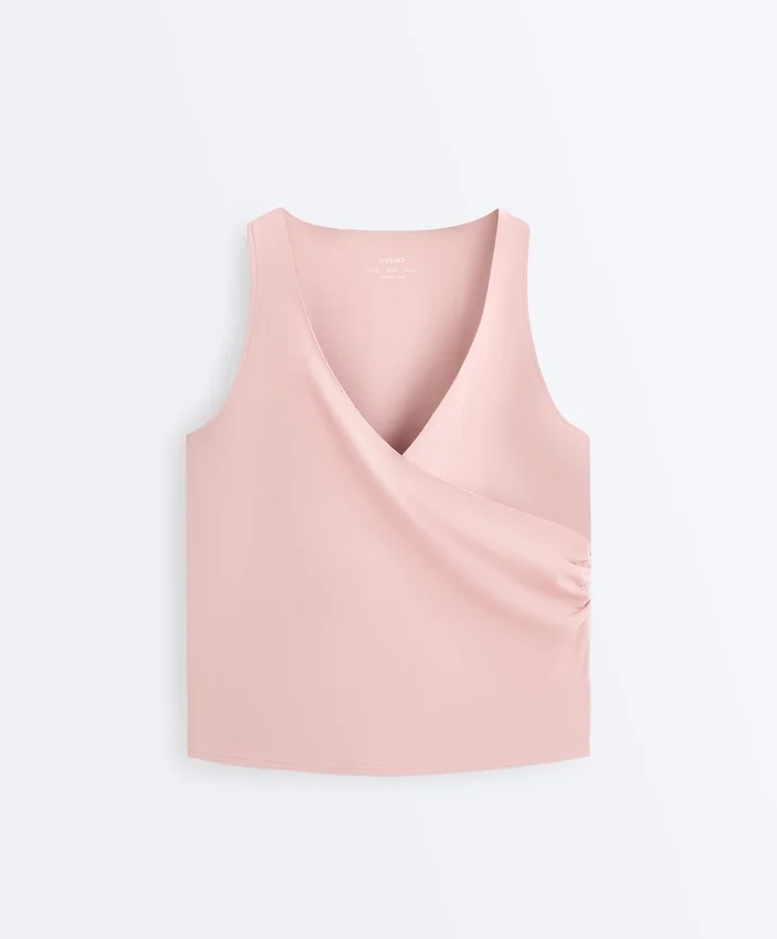Cross-Over Sleeveless Comfortlux T-Shirt Cross-Over Sleeveless Comfortlux T-Shirt