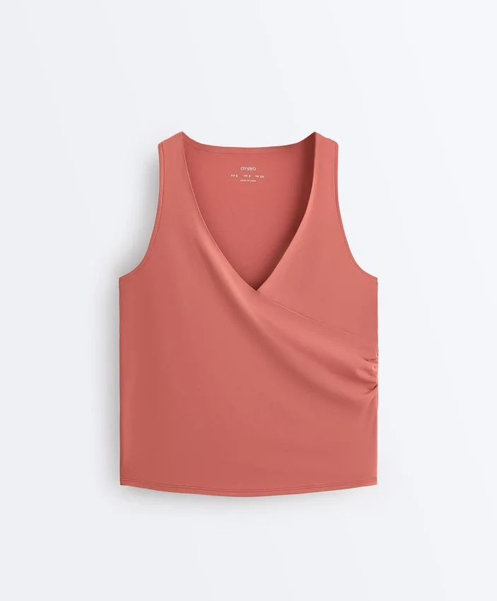 Cross-Over Sleeveless Comfortlux T-Shirt Cross-Over Sleeveless Comfortlux T-Shirt