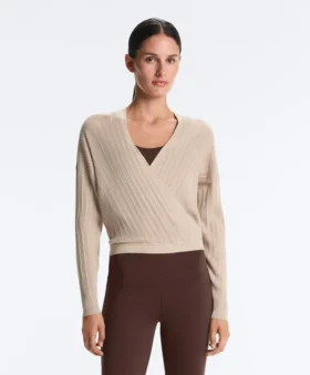 Crossed Rib Knit Jumper