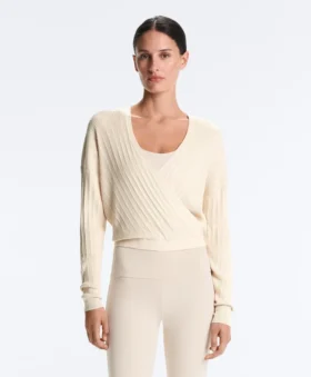 Crossed Rib Knit Jumper