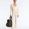 Crossed Rib Knit Jumper Crossed Rib Knit Jumper