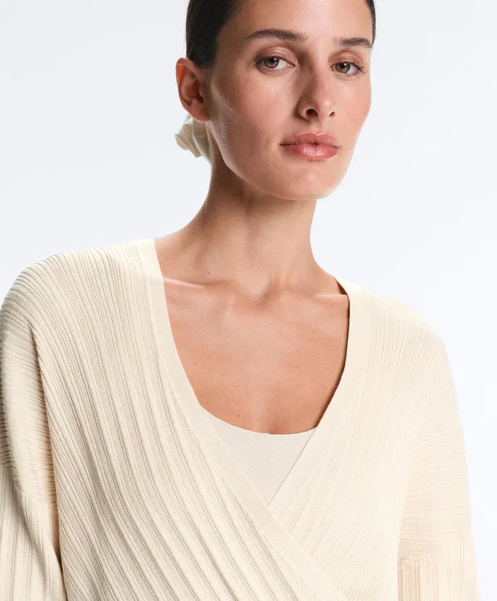 Crossed Rib Knit Jumper Crossed Rib Knit Jumper