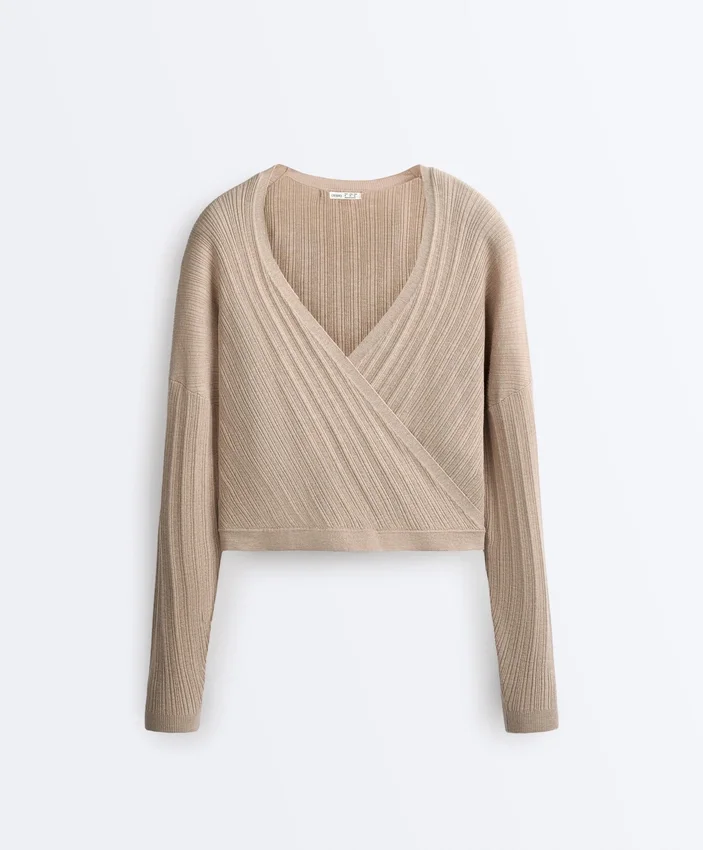 Crossed Rib Knit Jumper Crossed Rib Knit Jumper