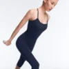 Crossover Back Comfortlux Capri Jumpsuit Crossover Back Comfortlux Capri Jumpsuit