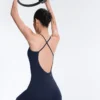 Crossover Back Comfortlux Capri Jumpsuit Crossover Back Comfortlux Capri Jumpsuit