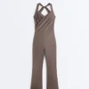 Crossover Comfortlux Long Flare Jumpsuit Crossover Comfortlux Long Flare Jumpsuit