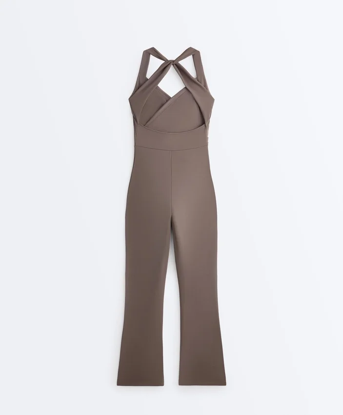 Crossover Comfortlux Long Flare Jumpsuit Crossover Comfortlux Long Flare Jumpsuit