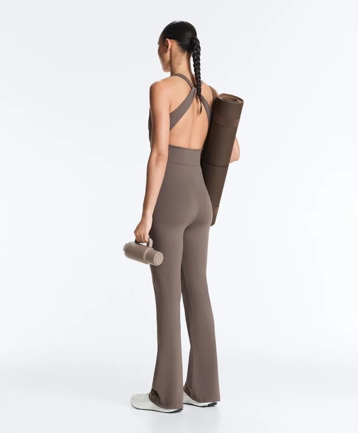 Crossover Comfortlux Long Flare Jumpsuit Crossover Comfortlux Long Flare Jumpsuit