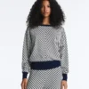 Diagonal Stripe Knit Jumper Diagonal Stripe Knit Jumper