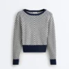 Diagonal Stripe Knit Jumper Diagonal Stripe Knit Jumper