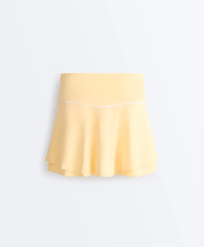 Double Layer High Rise Short Skirt Double Layer High Rise Short Skirt