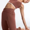 Draped Waist Comfortlux High Rise Flare Trousers Draped Waist Comfortlux High Rise Flare Trousers