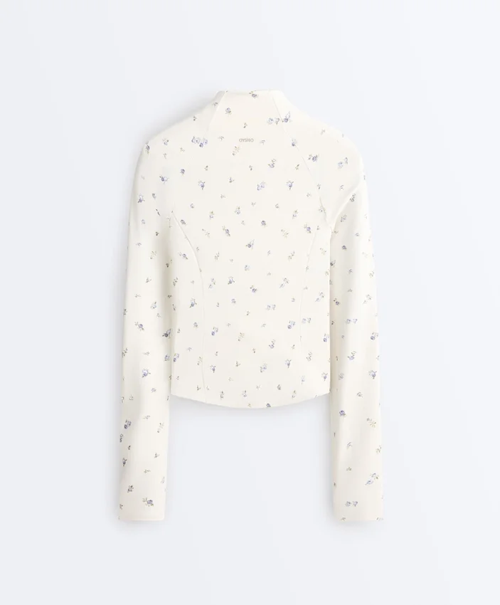 Evermove Floral Print Technical Jacket Evermove Floral Print Technical Jacket